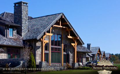 Timber Framed Entryway