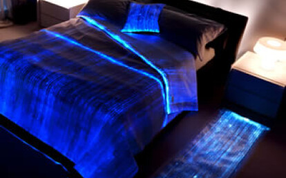 fiber optics bed cover