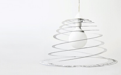 TWIST concentric spiral lamps