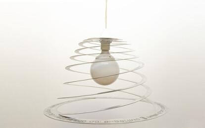 TWIST concentric spiral lamps