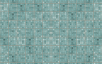 Casart Teal/ Gray Faux Glass Mosaic Tile Wallcovering