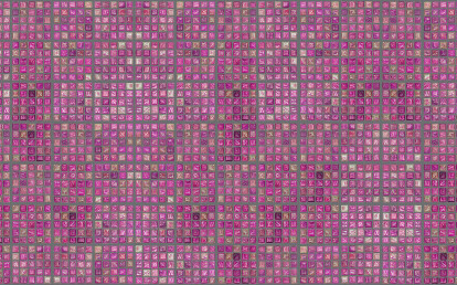 Casart Pink/ Gray Faux Glass Mosaic Tile Wallcovering