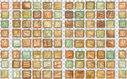Casart Multi Faux Glass Mosaic Tile Wallcovering