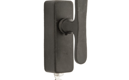 Pure PhT window handle with key in Aged Iron (VO)