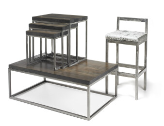 Brushed steel industrial collection