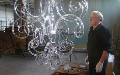 Chrome Modern Contemporary Chandelier 