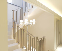 Nickel Plated Straight Staircases