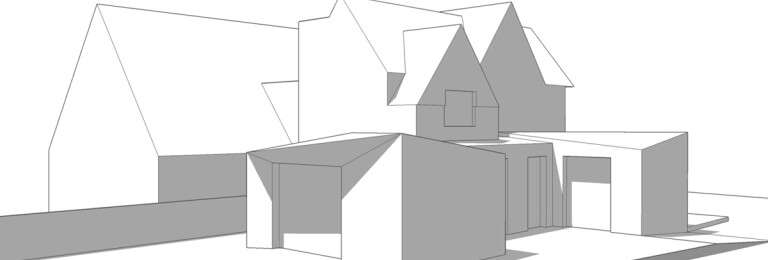 Massing Model of Proposed Alterations