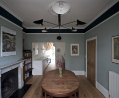 A traditional dining room