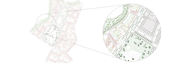 Landscape concept and tree structures