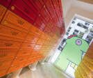Scape Student Living Project - Colourful Mailboxes