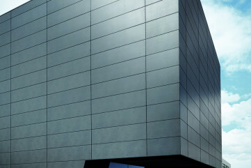 Thin ceramic facade panels Thin ceramic facade panels