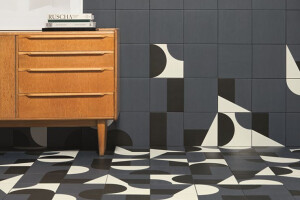 Mutina Puzzle ceramic mosaic tiles for creative configurations and geometric patterns