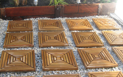 Stepping Tiles | Sakkho Wood Tiles