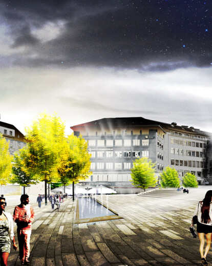 Concept design for the Basel city center