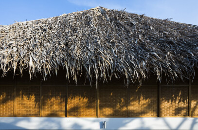 Tropical Holiday Twins Houses With Woven Sliding Panels