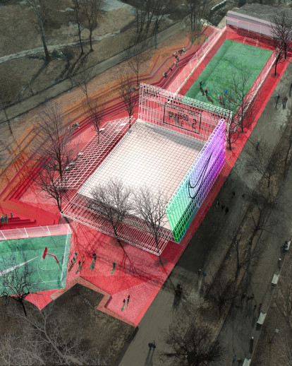 Nike Air Box - Multipurpose Sports Center Nike in Gorky Park