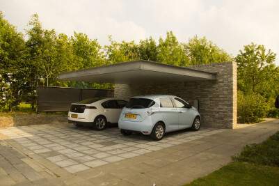 Unique carport in Almere