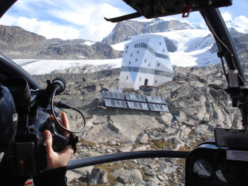 Autonomous alpine shelter, New Monte Rosa Hut 