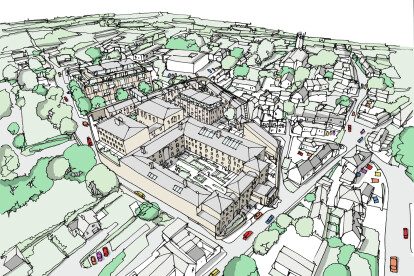 Shepton Mallet Prison Concept Sketch