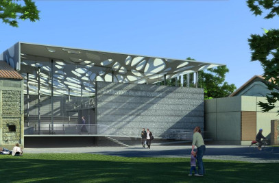 Concrete Canopy , Auditorium And Movie Theater In Saint Cyprien