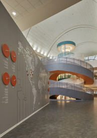 The new RealPage headquarters in Dallas, Texas brings together four disparate locations under one roof.