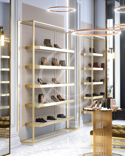 Luxury Shoe Store Design, Comelite Architecture Structure and Interior  Design