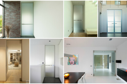 Glass interior doors