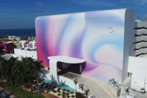 Mosaico Digitale We are honored to celebrate and be a part of the Temptation Cancun Resort , designed by Karim Rashid and redefi