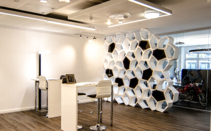 Honeycomb BUILD partition-Monolicht Schweiz