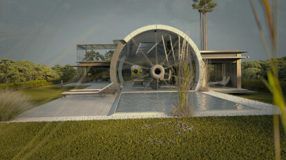 Concrete Tube House