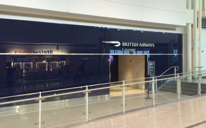 British Airways Lounge, Dulles International Airport, VA