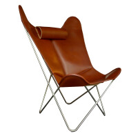 Hardoy Butterfly Chair Leather Grand Comfort