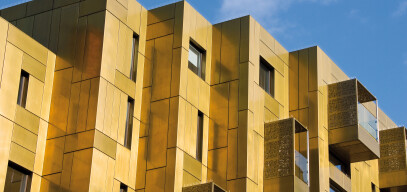 Copper for roof and façade TECU® Brass