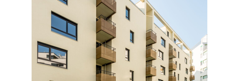 Residential Housing Vitalygasse balconies