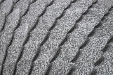 Opulent Caviar-Silver (W) wallcovering detail