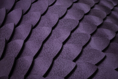 Opulent Pegasus-Iris wallcovering detail