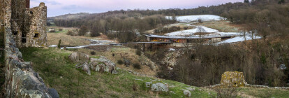 New Visitor Centre at Hammershus Castle Ruin