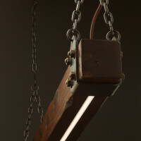 Wood Beam LED Pendant Light No.1