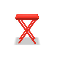 Bright Lacquer Tray Table