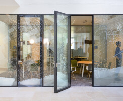 Meeting rooms are covered in a delicate layer of droplets.