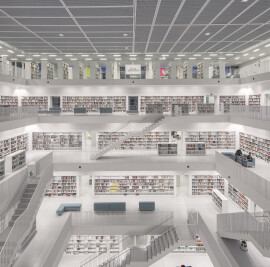 The new Municipal Library in Stuttgart