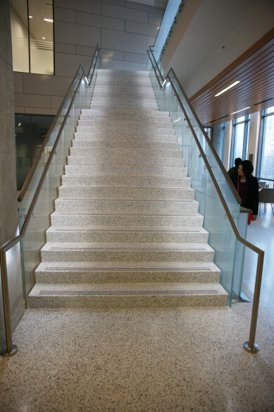 Non Slip Stair Treads Customization for Terrazzo