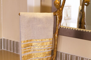 Free Standing Towel Holder & Tissue Holder