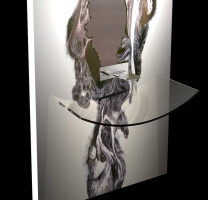 Monolith -icona edition washbasin & cabinet with mirror