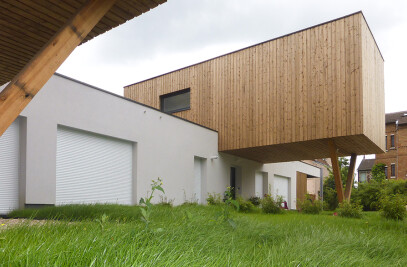 two modern houses- Epinay Sur Seine-France