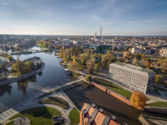 The Concordia Hub will be the only building located on Słodowa Island in the heart of Wrocław