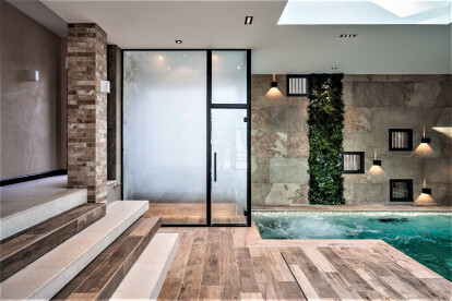 Steam Room And Traditional Sauna
