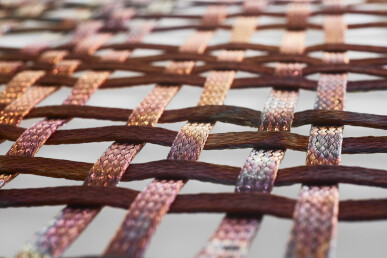 TELA Copper fabric By DE CASTELLI
