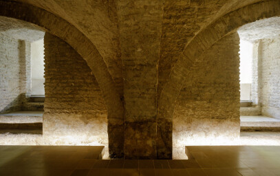 Intervención en los sótanos del Alcazar de Sevilla